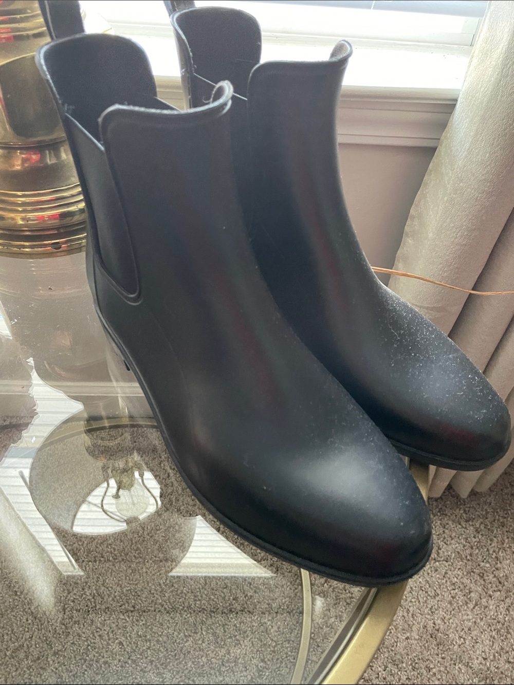 a new day Black Chelsea-Style Women's Rain Boots